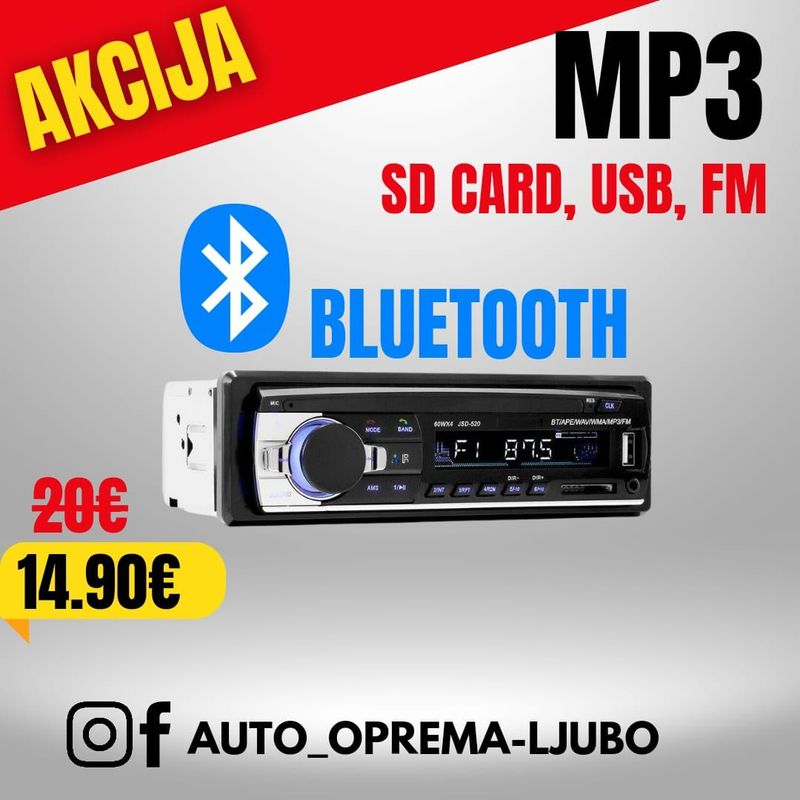 Mp3, SD card ,usb,fm i bluetooth