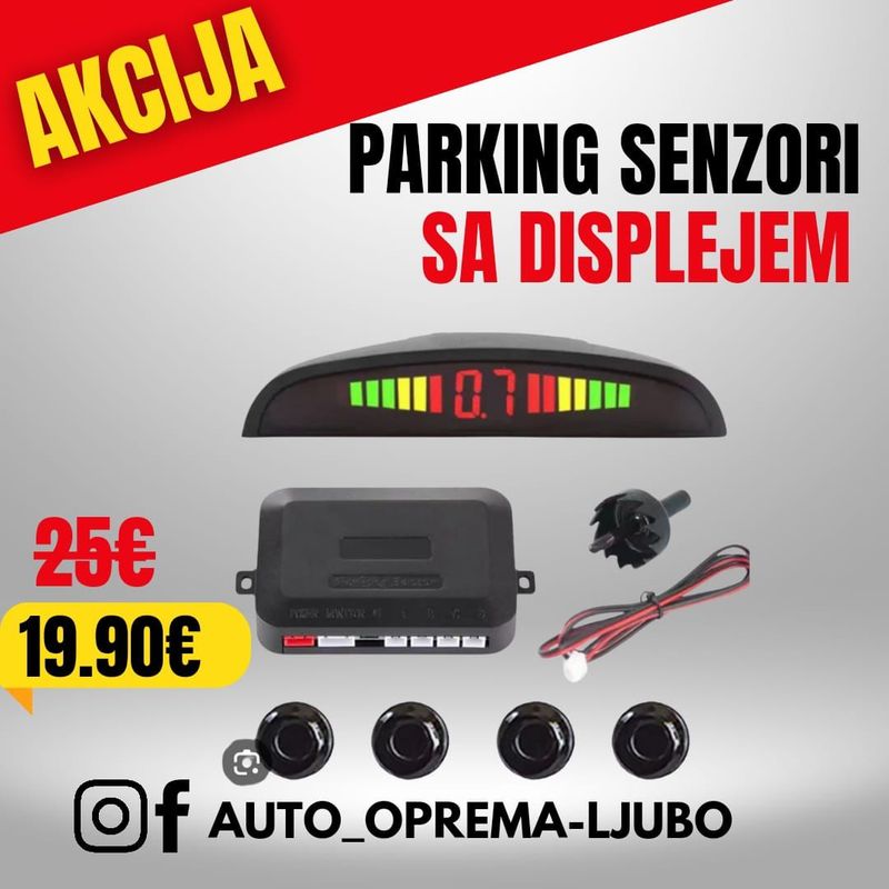 Parking senozi sa displejem