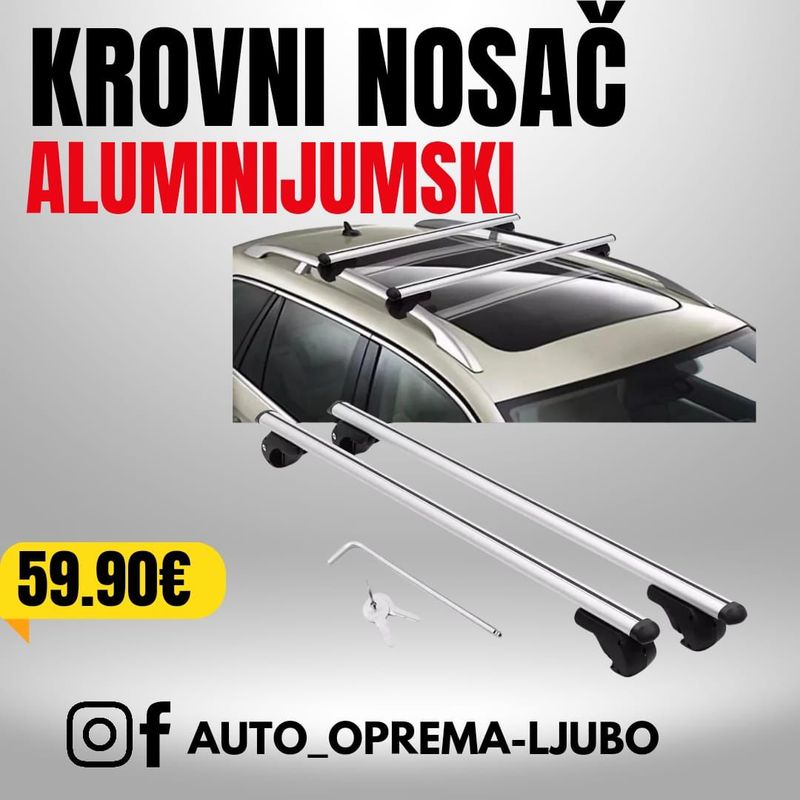 Aluminiski krovni nosači