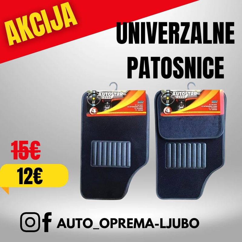 Univezalne patosnice tepih